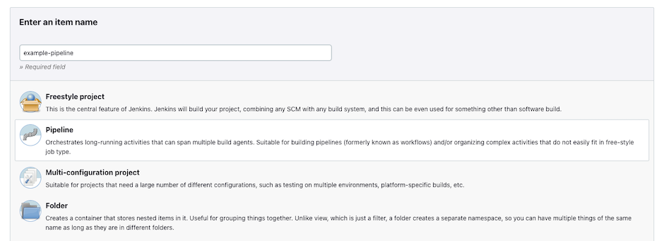 Naming the Jenkins pipeline no-dashboard scan