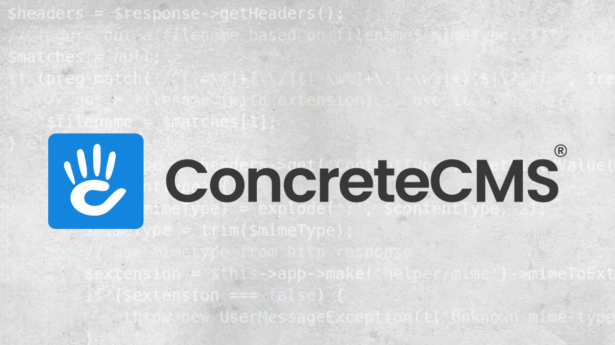 Server-side vulnerabilities in Concrete CMS puts thousands of websites under threat