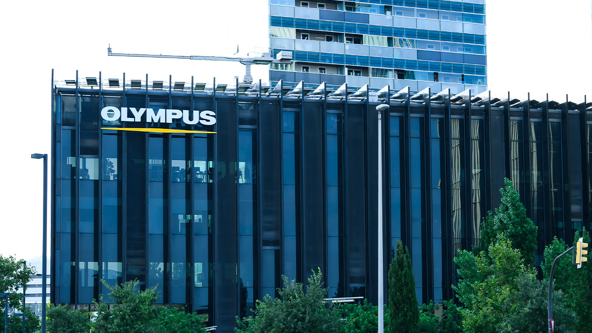 European headquarters of Olympus, which has been hit by a cyber-attack